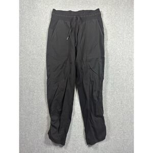 Lululemon Dance Studio Crop Pants Women's Size 4 Black Elastic Waist Tapered Leg